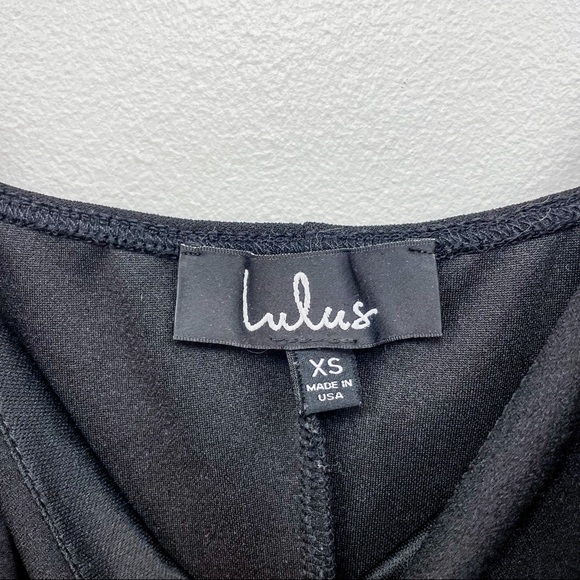 CUTOUT ON THE TOWN BLACK BODYCON DRESS - Picture 5 of 8